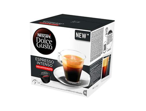 Café en cápsulas espresso intenso descafeinado Nescafé Dolce Gusto