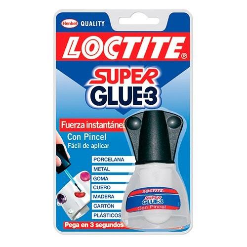 Adhesivo instantáneo Super Glue-3 LOCTITE con Pincel 5 gr