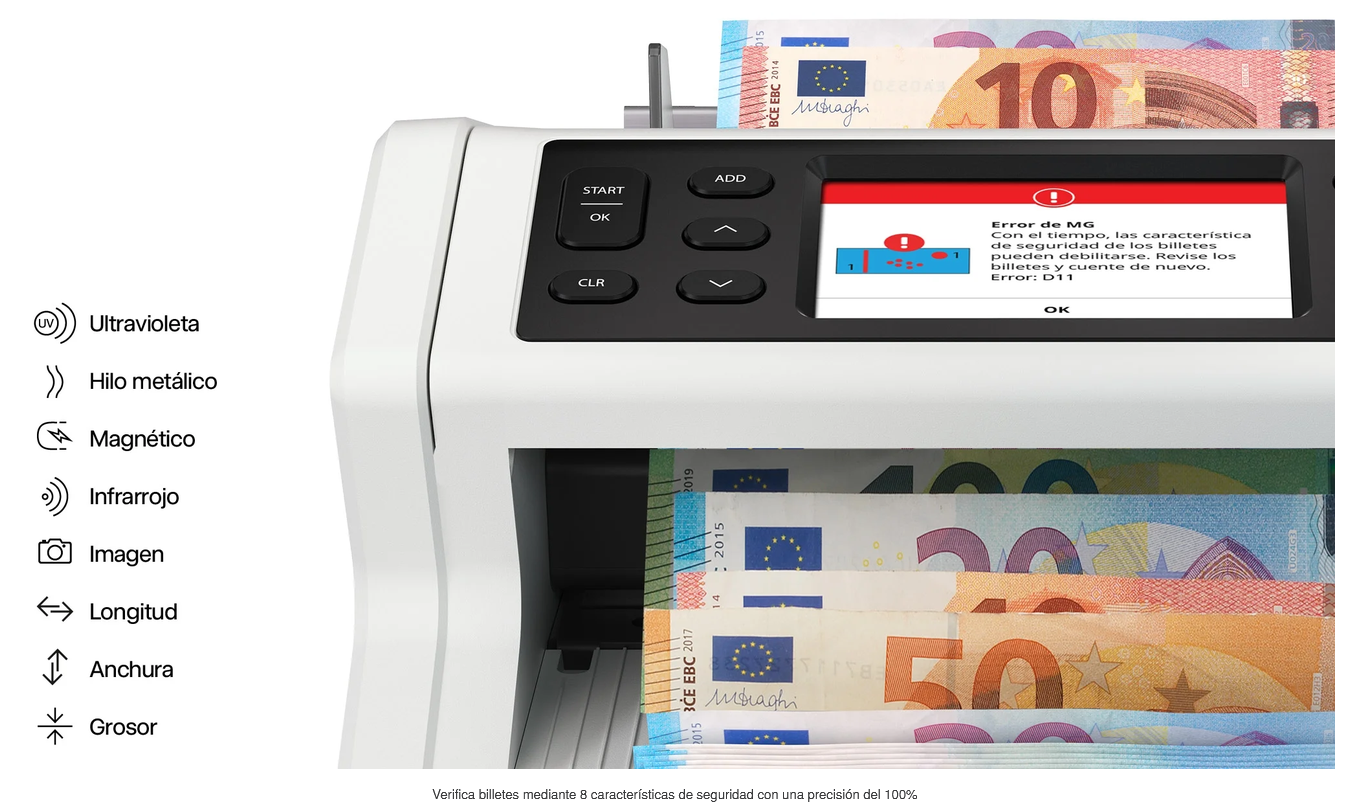 CONTADORA BILLETES SAFESCAN 2485-SC